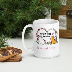Personalized I Would Spend Nine Lives With Mug